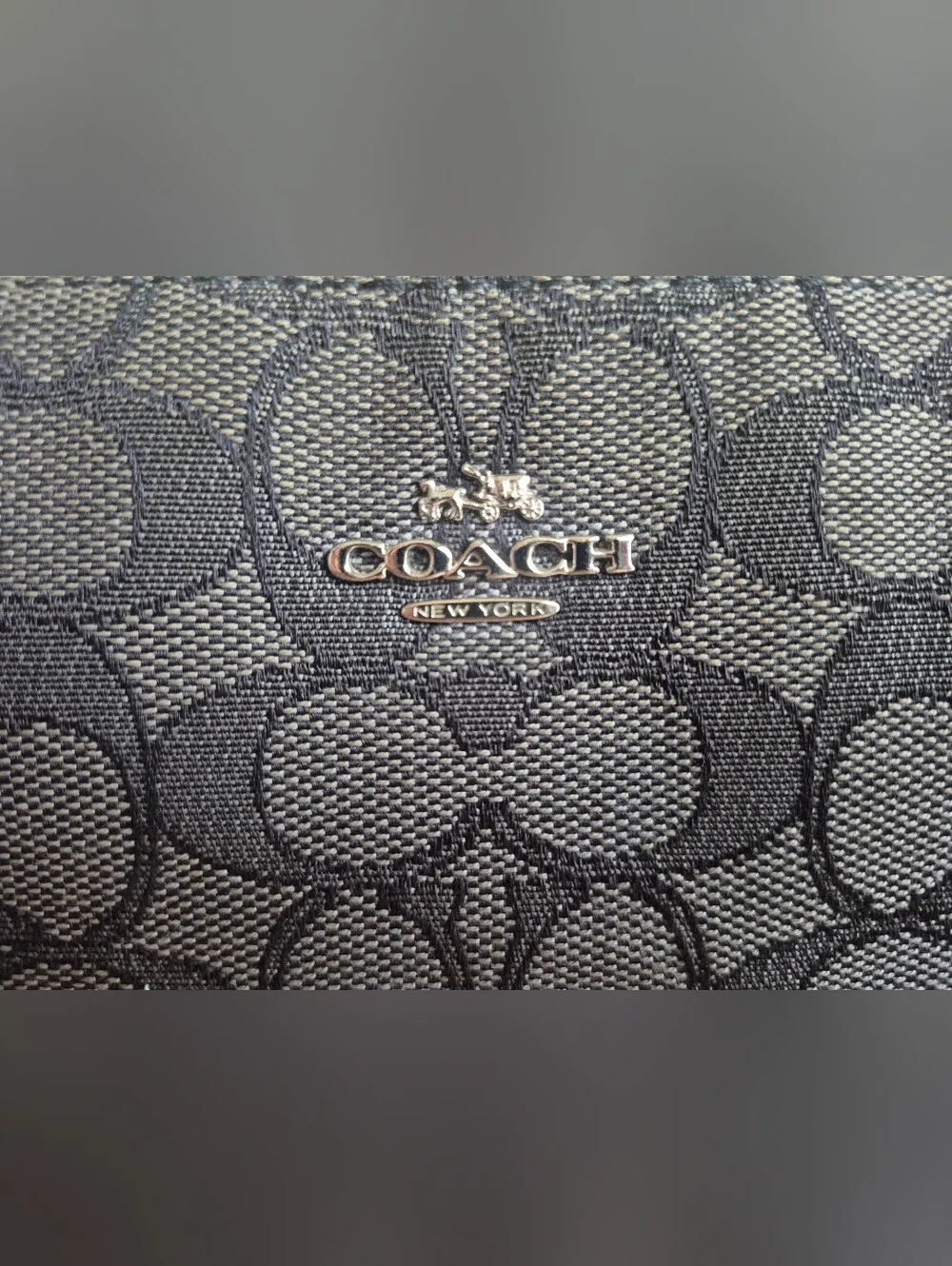 EUC Coach Jacquard Shoulder Bag